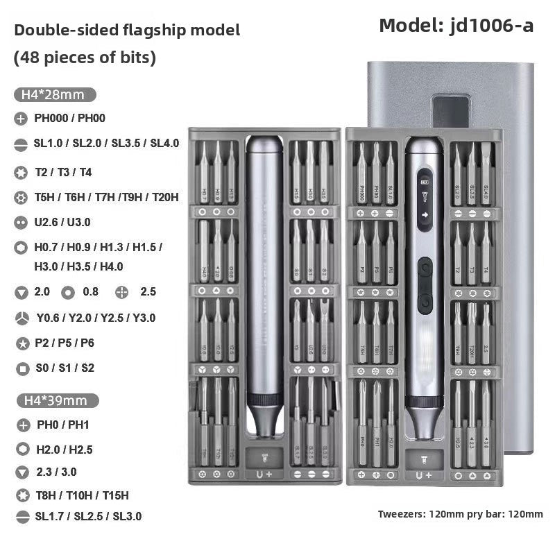 Electric Screwdriver Set with Multiple Bits for Electronics Repair