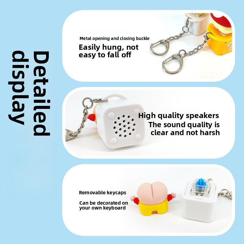 Electronic Sound and Light Toy Keychain