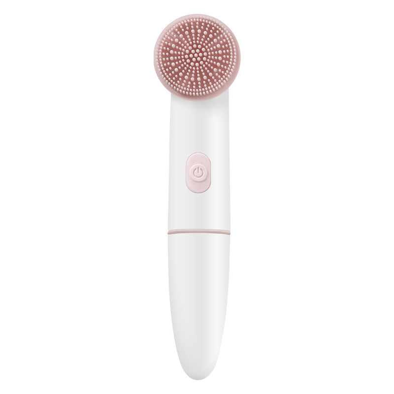 Electric Sonic Facial Cleansing Brush with Silicone Head