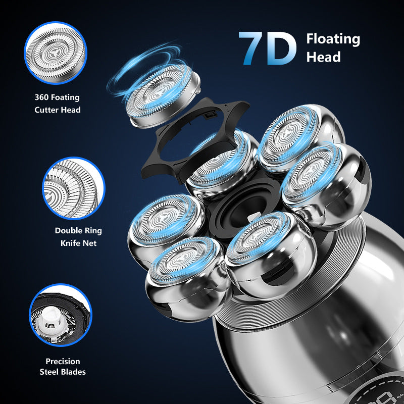 Electric Shaver with Floating Head