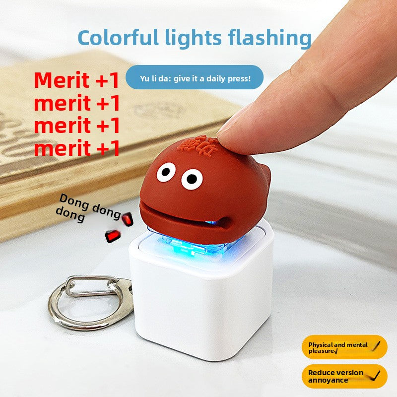 Electronic Sound and Light Toy Keychain