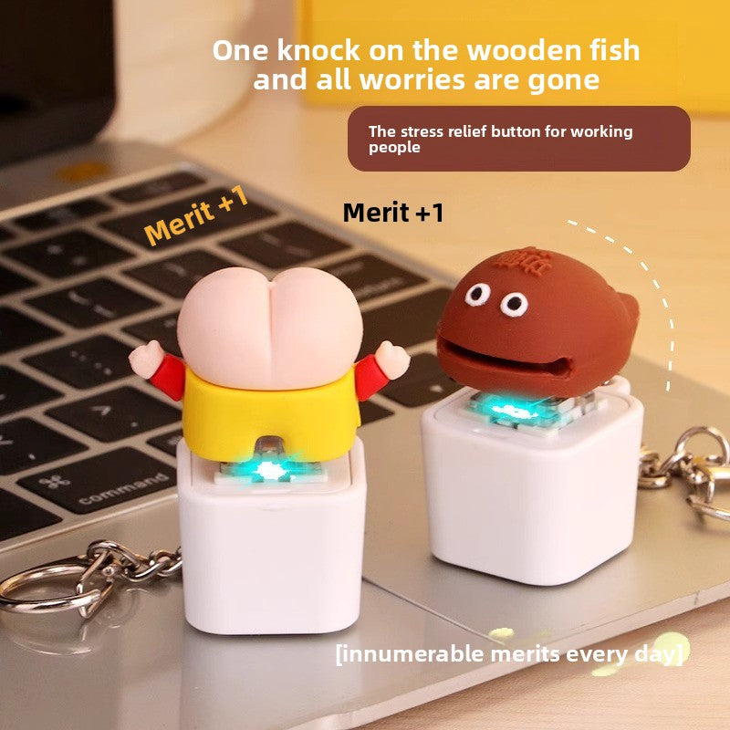 Electronic Sound and Light Toy Keychain