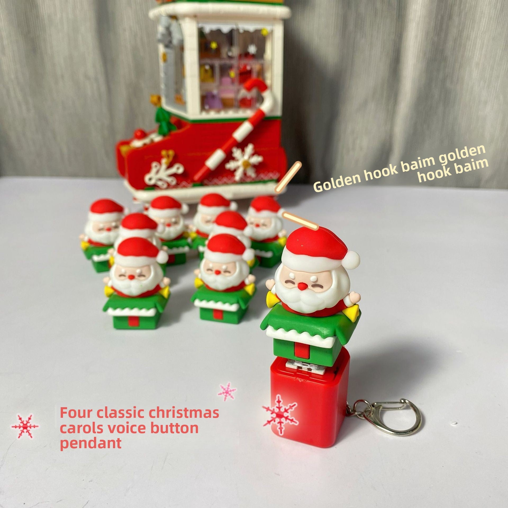 Electronic Sound and Light Toy Keychain