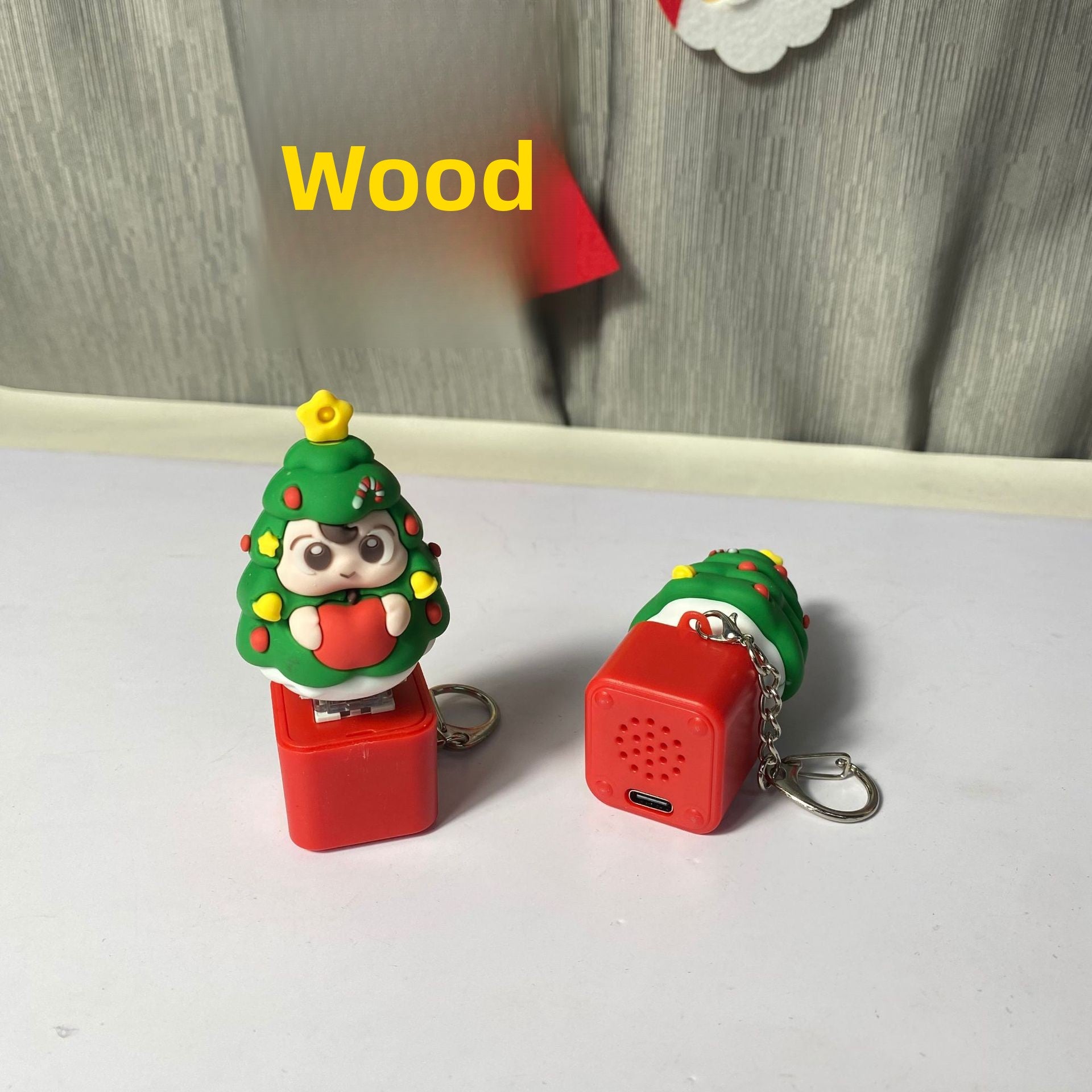 Electronic Sound and Light Toy Keychain