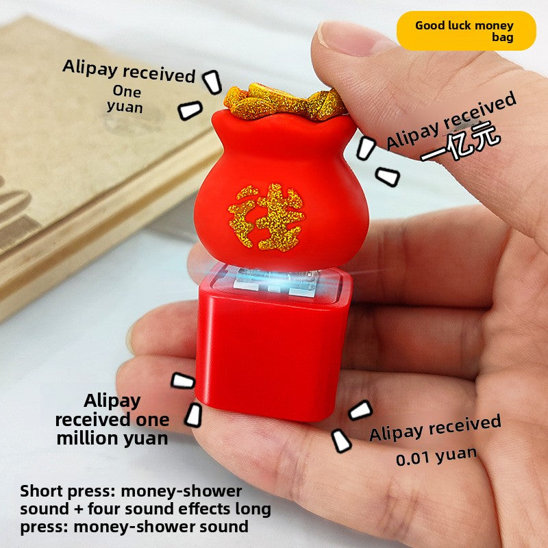 Electronic Sound and Light Toy Keychain